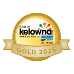 Best of Kelowna 2025 award badge