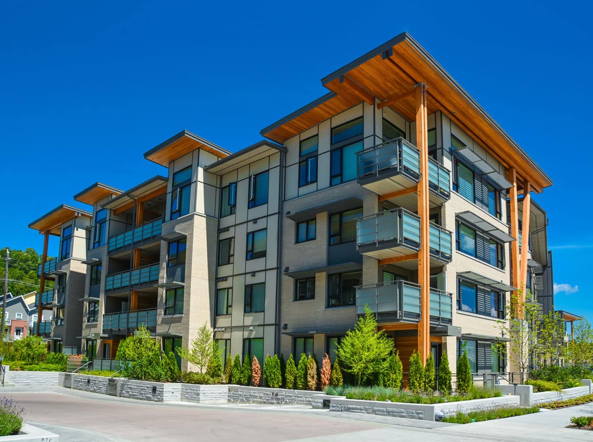 Residential buildings in Kelowna managed by APM